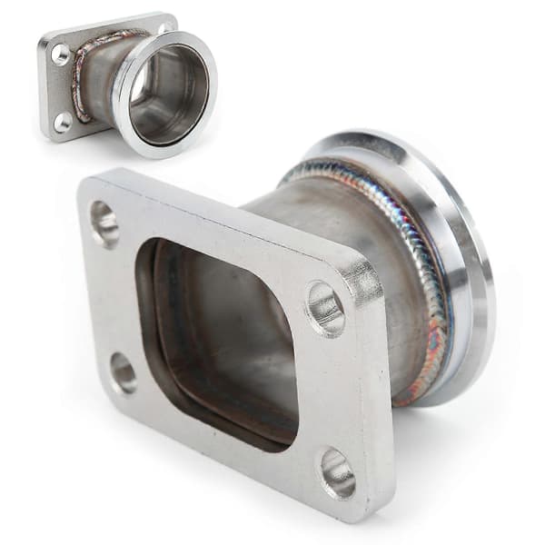 Turbo Flensadapter for T3 4-Bolt til 2.5in V-Band Rustfritt Stål Konverteringsadapter