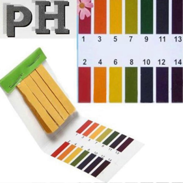 Testipaperiliuskat Selkeät Numerot Säilyttävät Tasapainon Pieni Runko PH-tason Testipaperi Laboratorioon