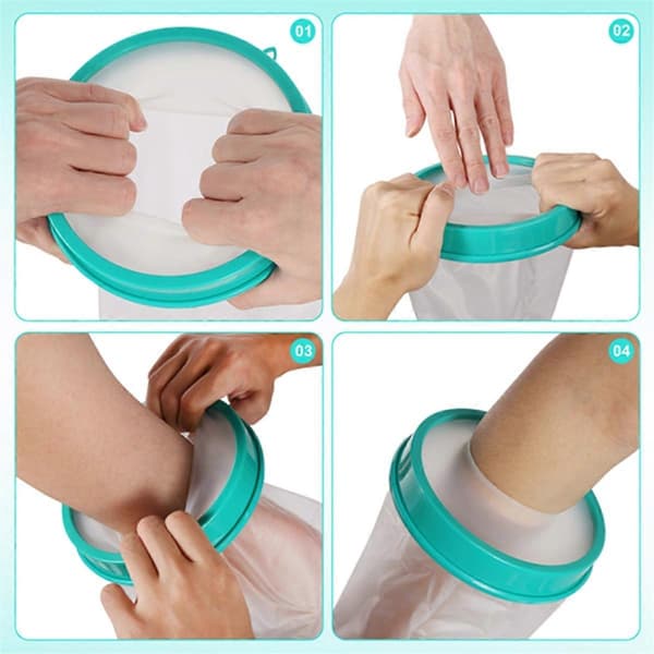 Vattentätt Gips Skydd Arm, Arm Gips Skydd för Dusch, Vattentätt Handskydd för Dusch, Handled, Armbåge, Ben