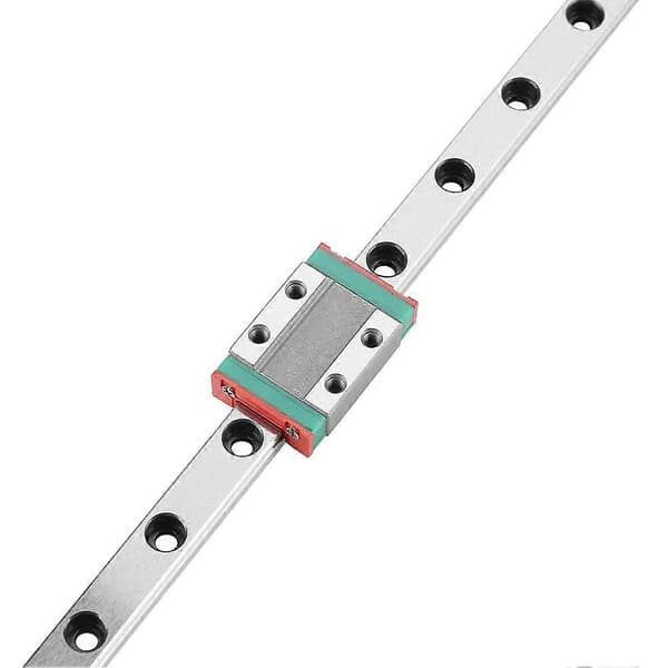 MGN9B 300mm Lineær Skinne 9mm Bredde med 2 stk. MGN9B Skinneblokk
