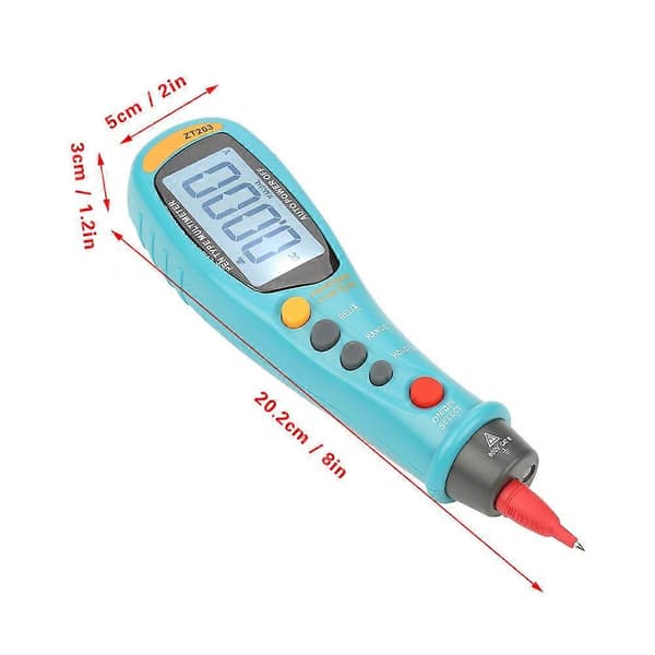 BSIDE ZT203 6000 Teller True RMS Digitalt Multimeter AC DC Voltmeter Tester Bærbar Måler