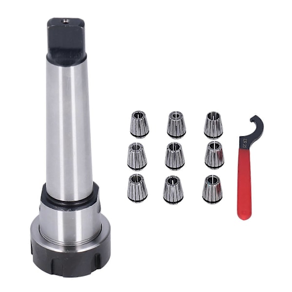 Collet Chuck Forlengelsesstang MTA ER25 Klemmeholder Verktøysett Kit for CNC Frese Dreiebenk MTA3-ER25-M12