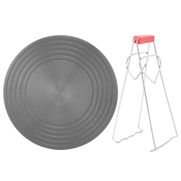 0,6 cm Värmespridare Värmeledningsplatta Non-Stick Förtjockad Flammskydd Simmerplatta för Kök Gasspis 24 cm