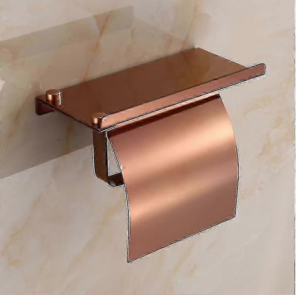 Toiletpapirholder i rustfrit stål s20241212790 rose gold