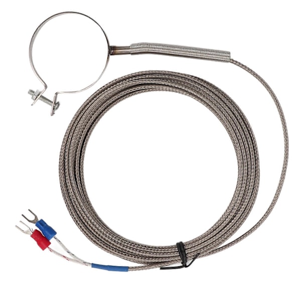 Termoelement Gänga Hög Känslighet Brett Mätområde 0?400C Multi Storlek Temperaturregulator Sond för Industri 4 Meter