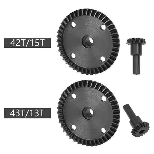 Hoveddifferentialegear og indgangsgear til ARRMA 1/8 6s opgraderingsdele 42T+15T