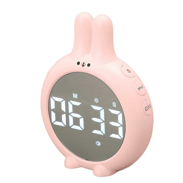 Söt Digital Timer Multifunktionell Hög Noggrannhet Magnetisk Nedräkningstimer för Barn för Läxor Matlagning Sport