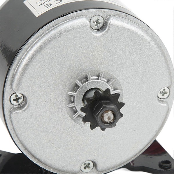 Nopea sähkömoottori 12V 350W 2700RPM 11-hampainen ketjupyörämoottori sähkömoottoripyörälle