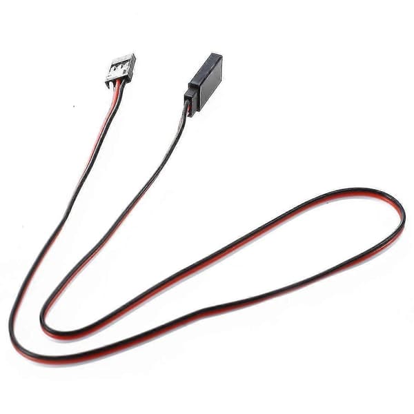 10 stk. 3-benet han til hun RC servo forlængerledning kabel 50 cm længde