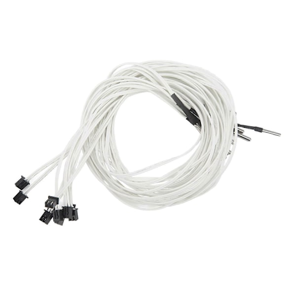 15 STK. Termistor Sensor Høj Temperaturbestandighed Sensitiv 304 Rustfrit Stål 3D Printer Tilbehør til Ender 3X