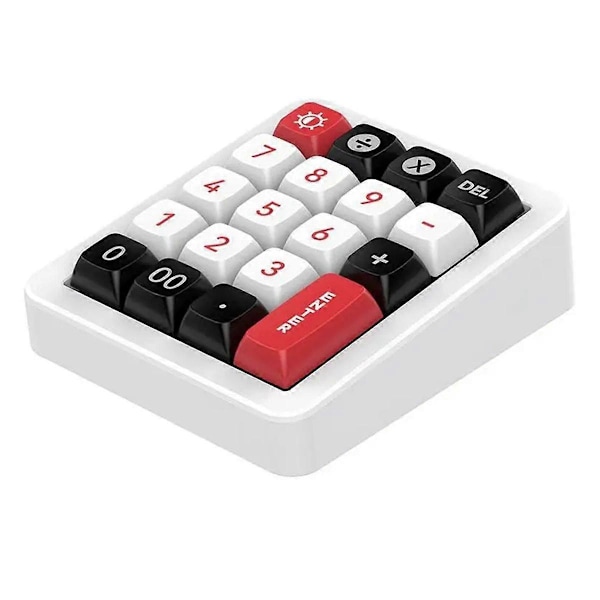 K812 Mekanisk Tastatur Kablet Hot Swappable Numpad RGB Mekanisk Gaming Tastatur Programmerbar til Win//Game Hvid