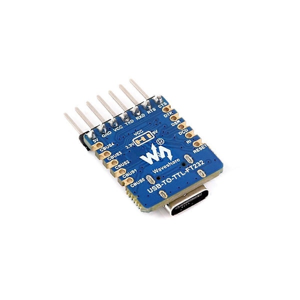 FT232 Sarjaliikennemoduuli USB - TTL UART TYPE-C Sarjaadapterimoduuli 3.3V/5V Taso Win7/8/10/11:lle