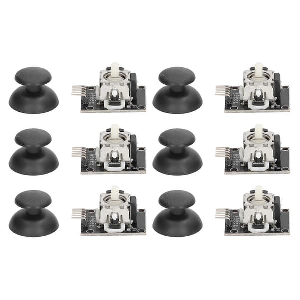 6 Sett Joystick Sensor Spillkontroller Modul X Y Doble Akser Erstatningssett Kit KY?023