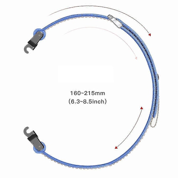 Til Coros Vertix 2 / Garmin Fenix 7X / 6X / 5X 26mm Trail Loop Nylonbånd Blød Urrem - R Milky White White