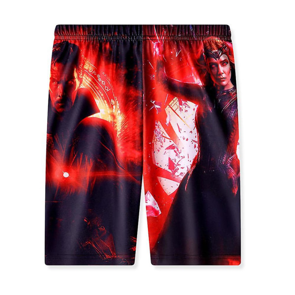 Doctor Strange Print Nattkläder Barn Pojkar Kortärmad T-shirt Shorts Outfits Nattkläder Set 7-8 Years