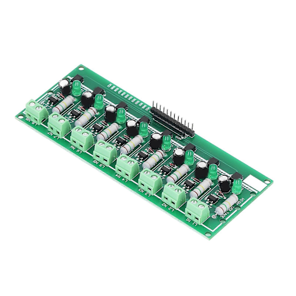 Optokopplarisoleringskort 8 Kanal PLC Spänningsdetekteringsmodul 220V AC för DIY