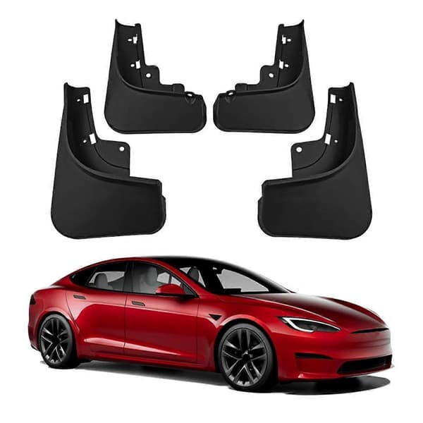 4 stk. Bil Mudguard Mud Flaps Splash Mud Guard til MODEL S 2022 2023 2024 Biltilbehør