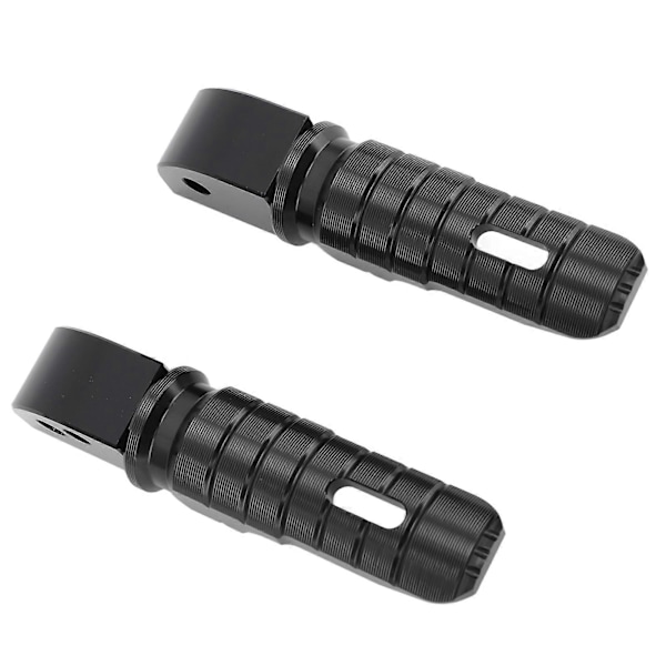 Motorcykel Bagpedal Skridsikker Aluminium Legering Bag Passager Fodstøtte Udskiftning til VOGE 250RR 300AC 500AC Sort