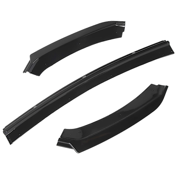 3 st Bil Främre Stötfångare Läpp Spoiler Glansig Svart Spoiler Skydd Ersättning För Seat Leon MK3.5 Standard 2017 till 2019