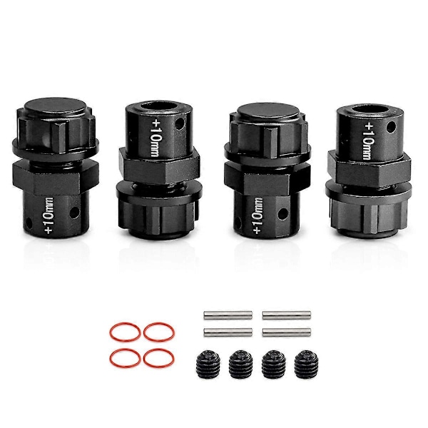 RC Bil Opgradering 10mm Stik Sæt til Arrma 1/8 Kraton til 1/7 RC Bil Opgraderingstilbehør Sort
