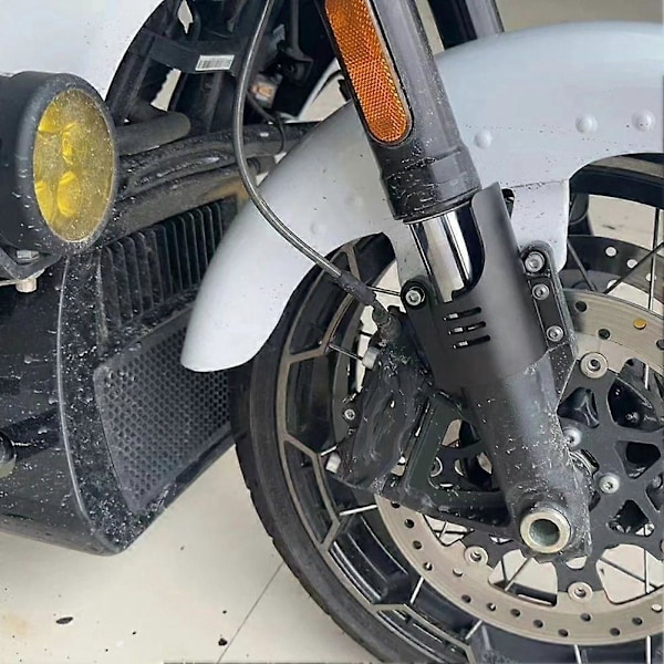 Motorcykel Forgaffel Beskyttere Støvbeskyttelse Nedre Gaffelben Deflektorskjold til Touring CVO Road Glide Guld