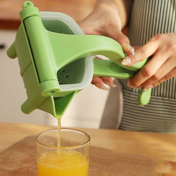 Manuell Juicer Plast Handpress Juicer Köksfruktverktyg