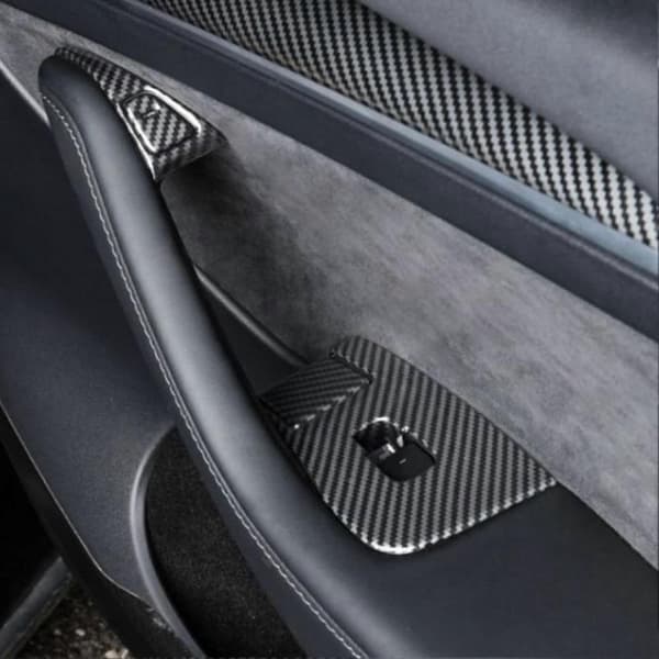 14 stk. Deksel for bryterknapp for vindusheis, erstatning for Tesla Model Y 2021 til 2023