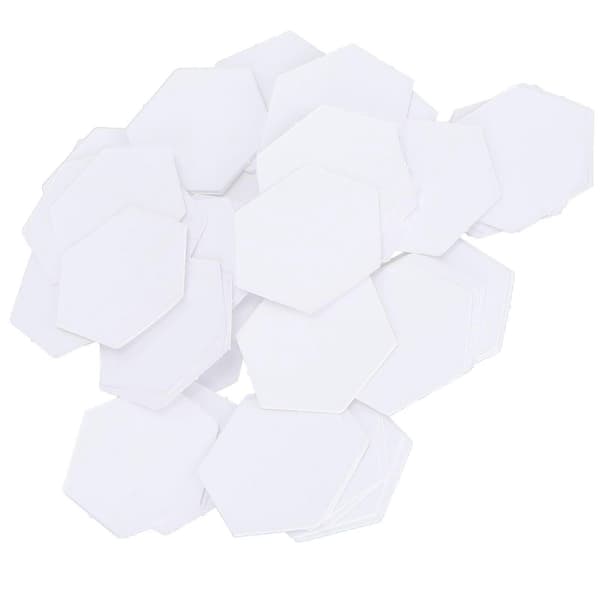 100 stk. PatchWork Skabelon Hex Papir Modelboard Quilting Syning Håndværk DIY Syværktøj (22mm Hex)