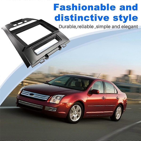 10.1 Bilradio Fascia Ram Adapter för 2009-2012 2 Din Dash Android Mp5 Panel Ram Kit Silver-Grå