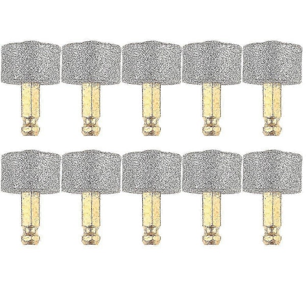 10 stk. Erstatningshjul for hundneglsliper, erstatningshode for slipehode Grey 10pcs