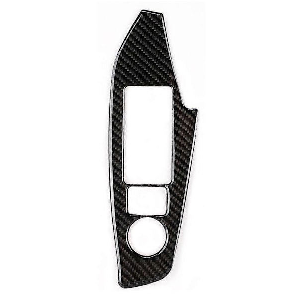 4 stk. Karbonfiber Vindusheis Knapp Kontrollpanel Deksel Trim Ramme for Mazda3 Axela 2014-2018