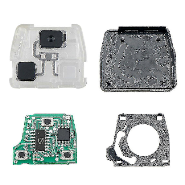 Auton älykäs kauko-ohjainavain 2 painiketta 4C-siru Auton avaimenperä sopii Toyota Corolla 2001-2007 304MHZ