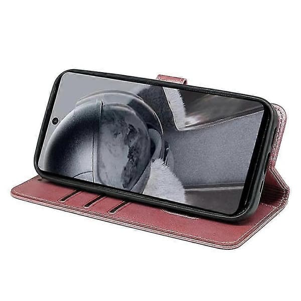 Telefonfodral för HMD Pulse Läderfodral Pink gold