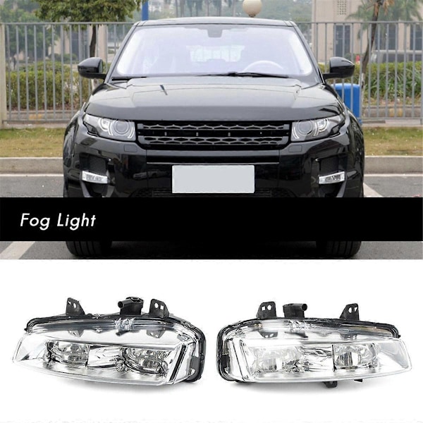 1 Par Bil Frontfanger Tåkelys for Evoque 2011-2015 LR026089 LR026090