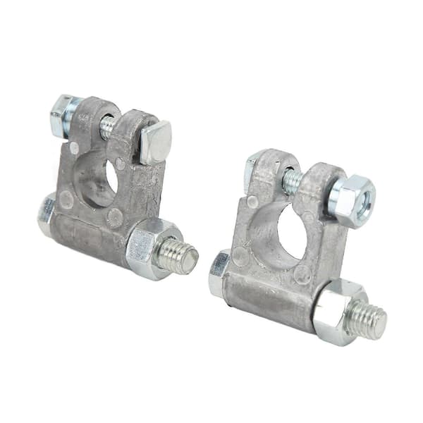 2 stk. Kraftige Batteripoler 6V/12V Universal for Bobiler Lastebiler Marinebåter Biler