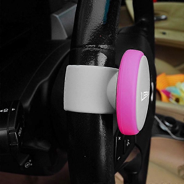 Universal Bil Lastbil Ratt Spinner Power Handle Knopp Booster - Rosa