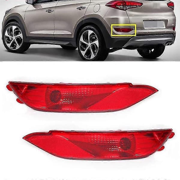 1 Par Bil Bakre Stötfångare Dimljus för Hyundai Tucson 2015-2018