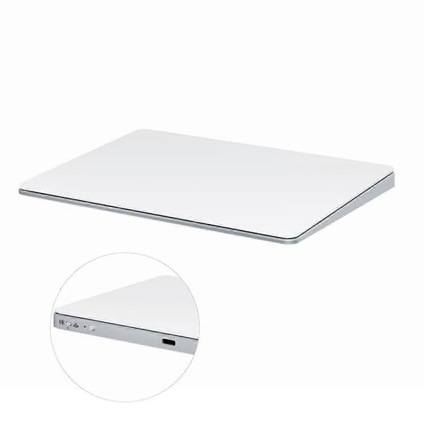 Bluetooth Touchpad Multi-Funktions Gestus Trackpad Genopladelig Trådløs Touchpad til Laptop IOS, Hvid