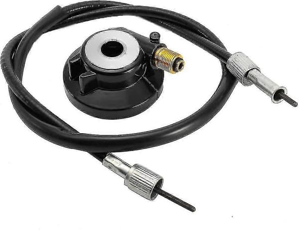 12 mm speedometerdrev med 100 cm kabel til GY6 50cc 150 cc scooterdele 1 sæt sort