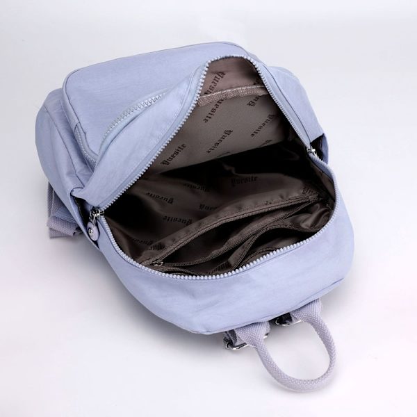 Design Skolväska För Tonårsflickor 2021 Kvinnor Ryggsäck Resa Casual Axelväskor Kvinnlig Nylon Ryggsäck Svart Handväska Black bag