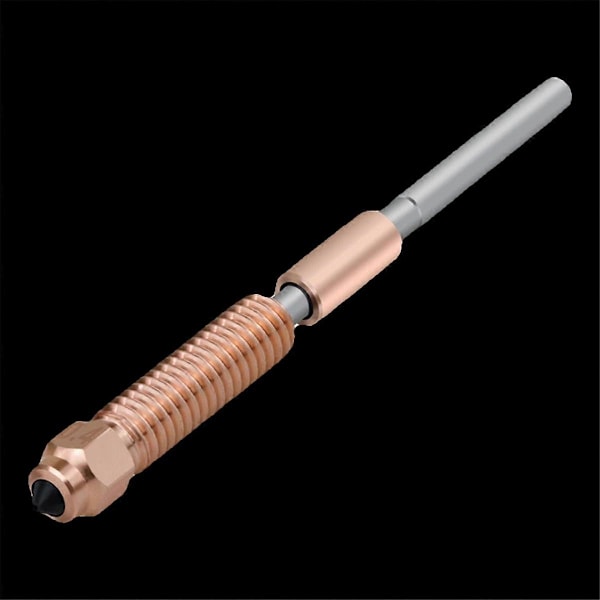 För K1C/K1 Max/ V3 Munstycke Högt Flöde Bimetall Koppar Titan Munstycken Snabbytbytesmunstycke 1.0mm