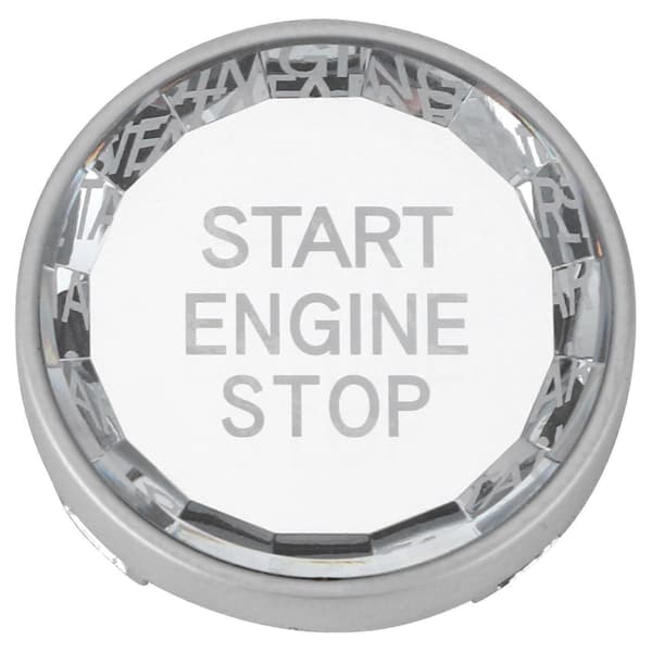 Bil MOTOR START STOP Krystallknapp Direkte Erstatning Passer for 1/3/4/5/6/7/8 Serie
