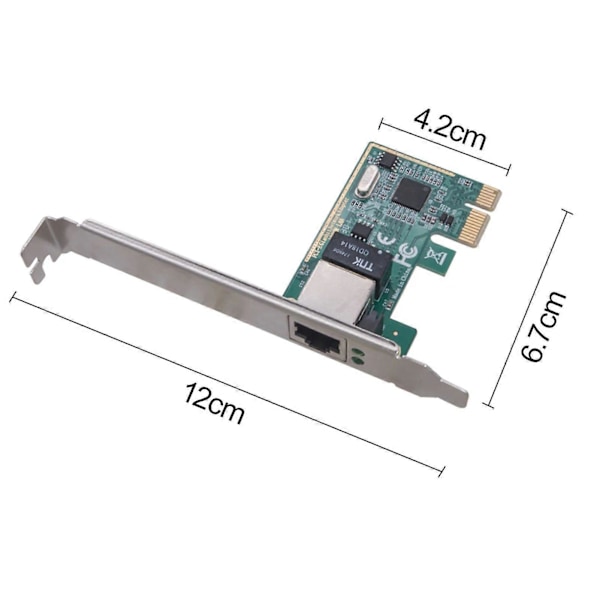 Nätverkskort Höghastighets Snabbare Överföring 1000Mbps Gigabit Ethernet PCI Express PCI-E RJ-45 LAN LAN PCI Nätverkskontrollerkort