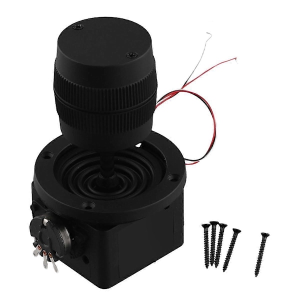 3-Axis Joystick Potentiometer -D300B-R2 5K 3D Säkerhet Yuntai Kontroll Bollmaskin Tangentbord Monitor Joystick Svart