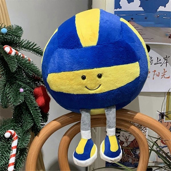 Volleyball Plysjleketøy Plysjleketøy Atletgave Plysjpute Søt Pute Suvenirgave Sofa Soverom Hjemmeinnredning