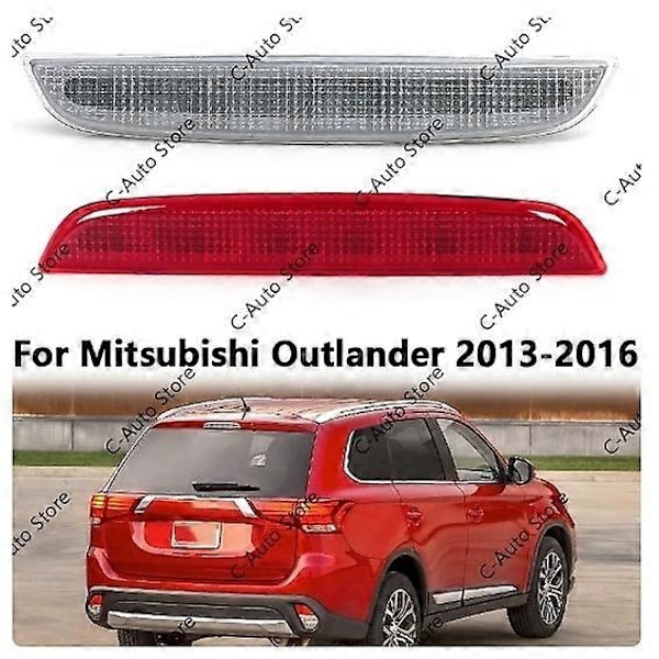 Passer for Mitsubishi Outlander 2013 - 2016 Bil Høyt Plassert Bakre Tredje Bremselys 8334A113 red
