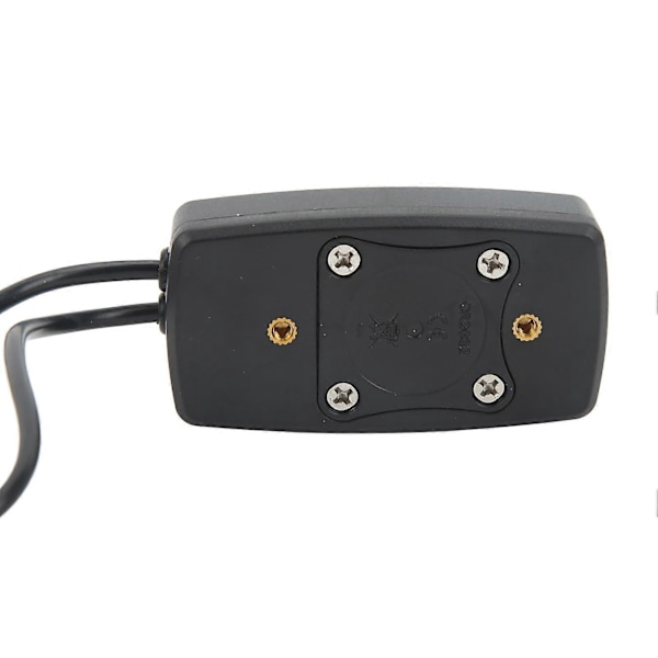 3 i 1 Digital Klokke Voltmeter Termometer IP67 Vanntett Motorsykkelmåler for ATV