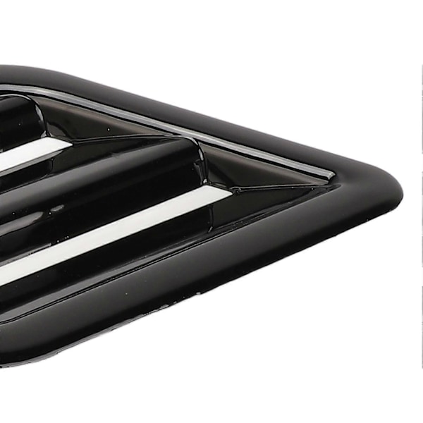 2 stk. Motorpanser Luftventil Deksel ABS Front Øvre Panser Luftuttak Grill Erstatning for Ford Blank Svart