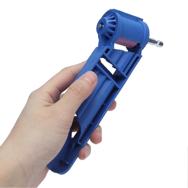 Bærbar Drillbitsliper Håndsliper Maskin Slipehjul Bits Verktøy 2.0?12.5mm Blå