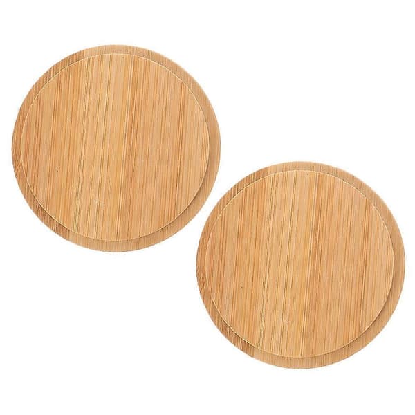 2 st Multifunktionella Kopplock i Bambu, Universella Mugglock, Naturliga Lock